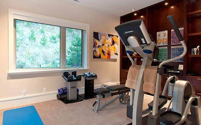 景德镇装修设计室内家庭健身房，让自己过上健康生活